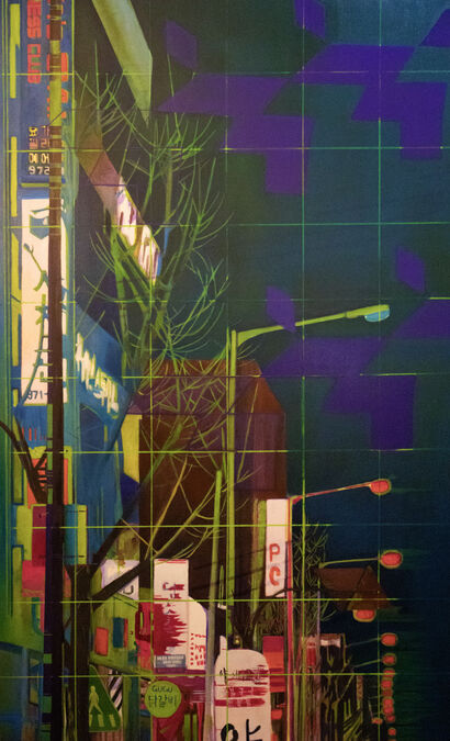 Urban Neon Wave - a Paint Artowrk by Dabin Moon